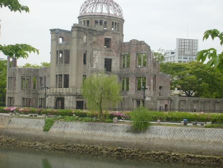 me voila arrive a hiroshima!