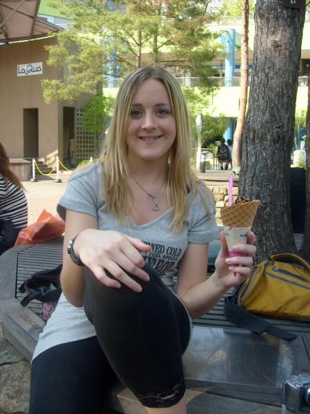 glace chocolat brownie banane!!