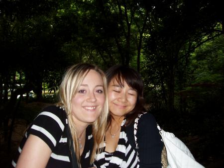 un petit bois pres de la tokyo tower